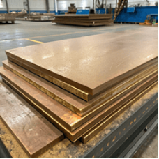 Бронзовая плита 10x700 мм БРАЖ10-1.5 ГОСТ 18175-78