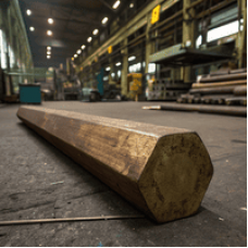 Бронзовый шестигранник 5 мм БрАМц9-2 ГОСТ 1628-78