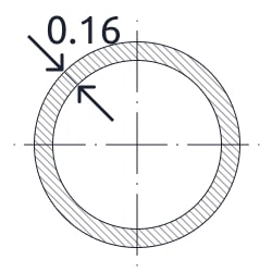 Нержавеющая круглая труба 8x0.16 мм 09Х18Н10Т ГОСТ 10498-82 холоднодеформированная матовая купить в Алматы