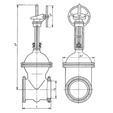 Клиновая задвижка 500 мм 09Г2С ГОСТ 10194-78